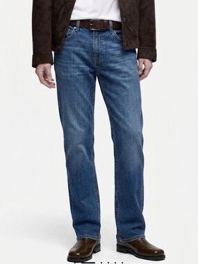 7 FOR ALL MANKIND Men's Standard Straight Fit Denim Jeans, Sz 38/34